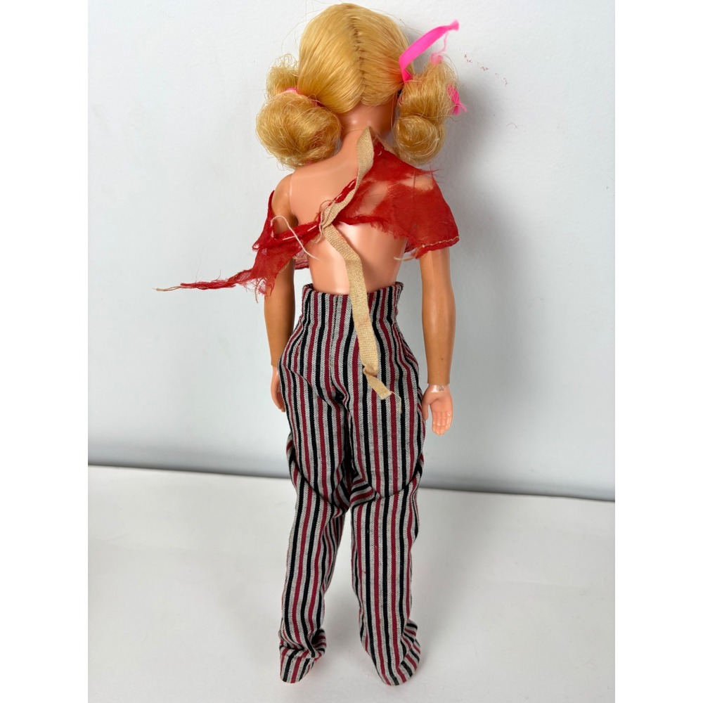 Vintage 1969 Mattel Skipper Doll Taiwan Bendy Legs Eyelashes Pigtails 9" - Picture 3 of 6